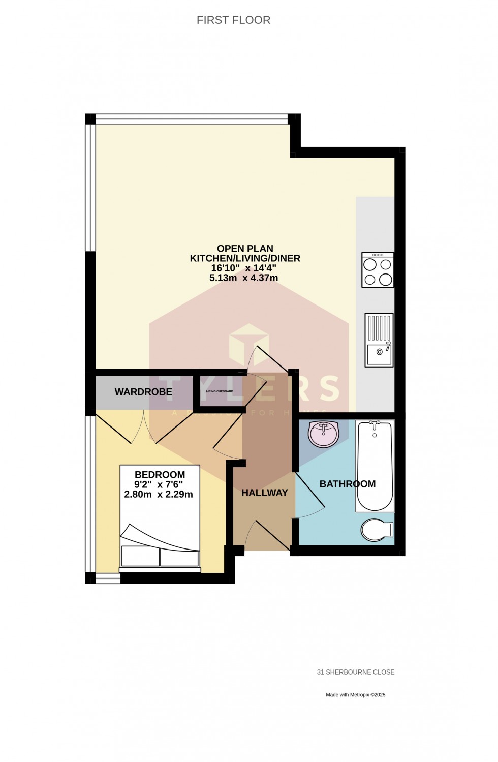 Floorplan for Cambridge, Cambridgeshire