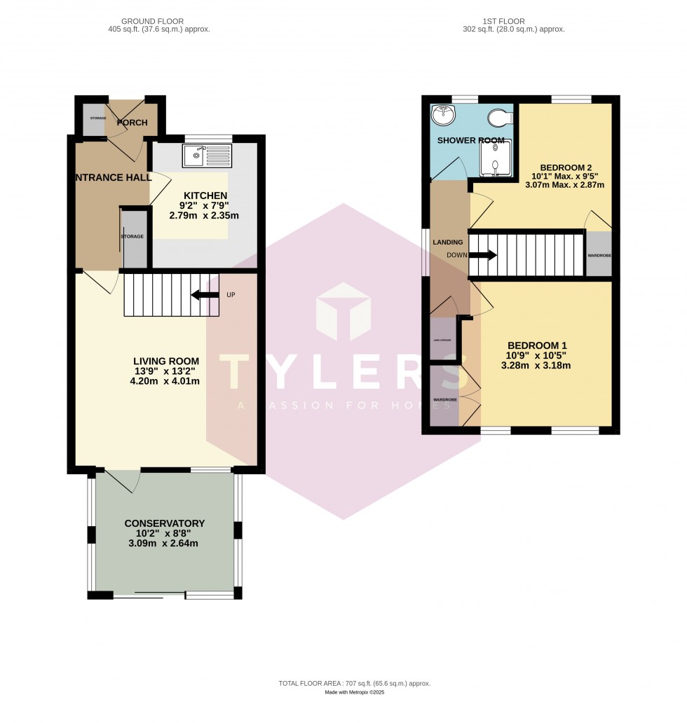Floorplan for Bar Hill, Cambridge, Cambridgeshire
