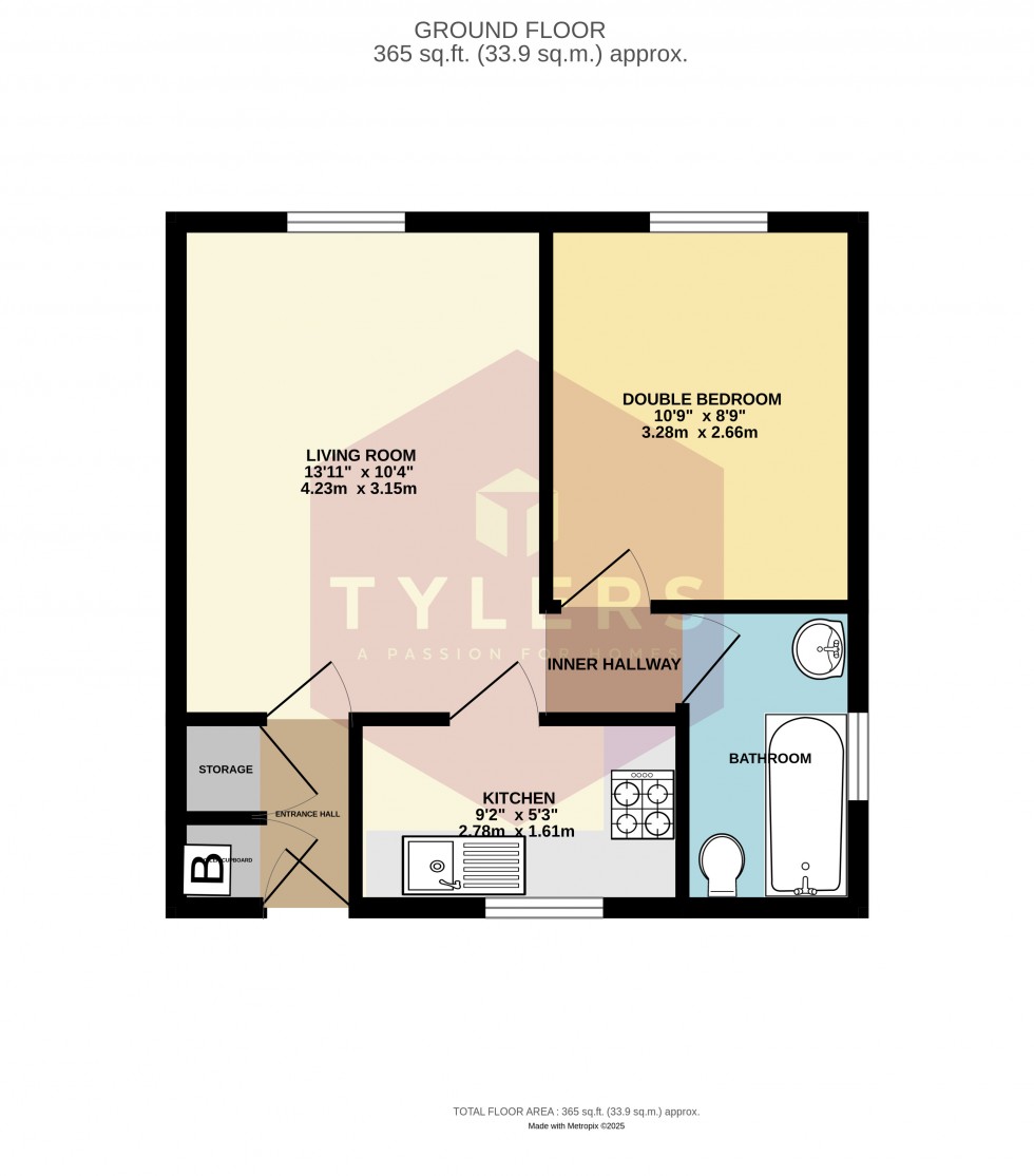 Floorplan for Cambridge, Cambridgeshire