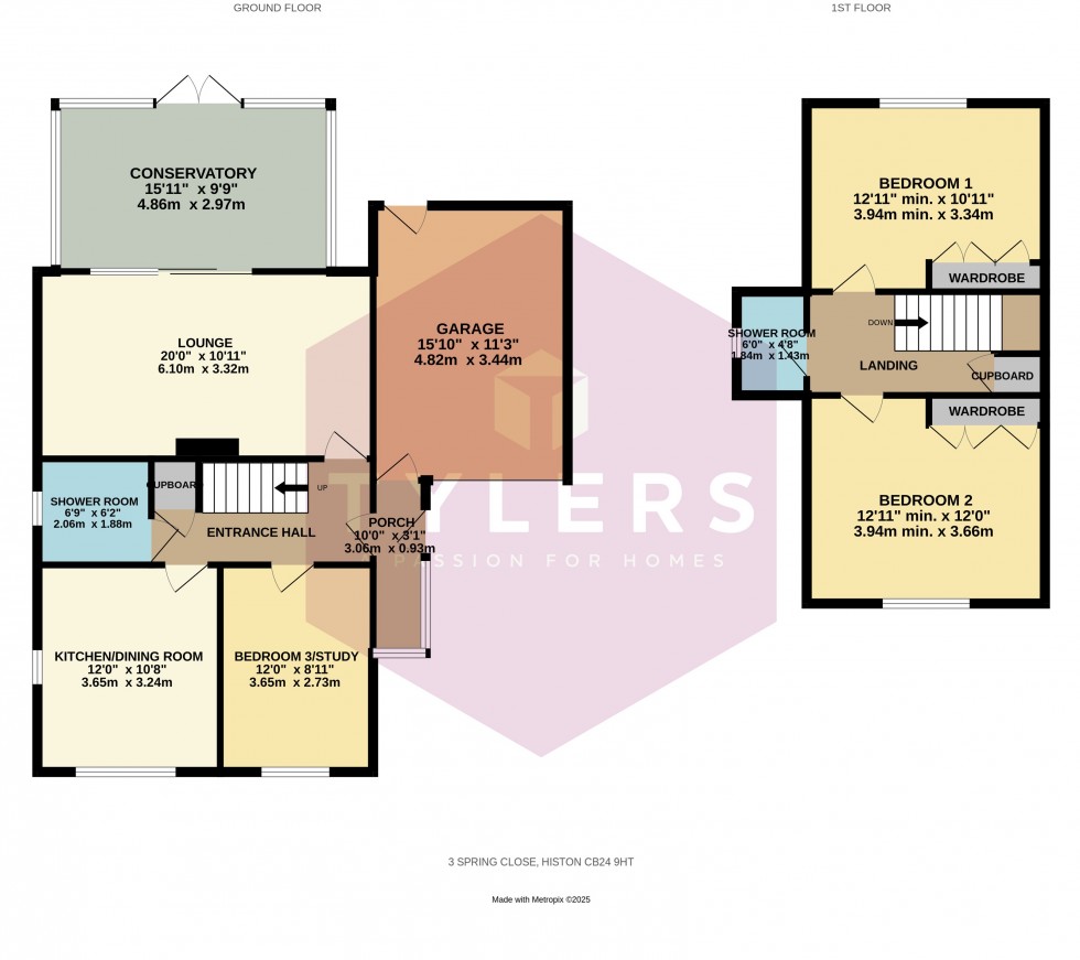 Floorplan for Histon, Cambridge, Cambridgeshire