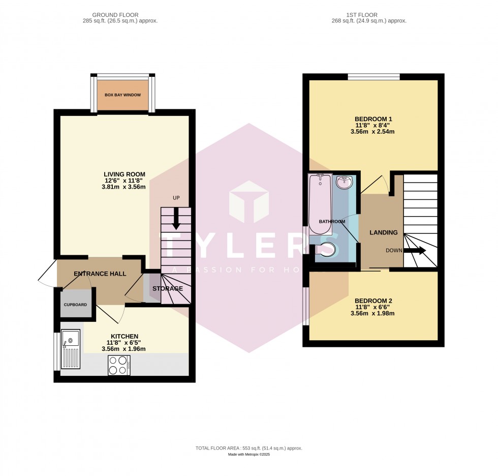 Floorplan for Milton, Cambridge, Cambridgeshire