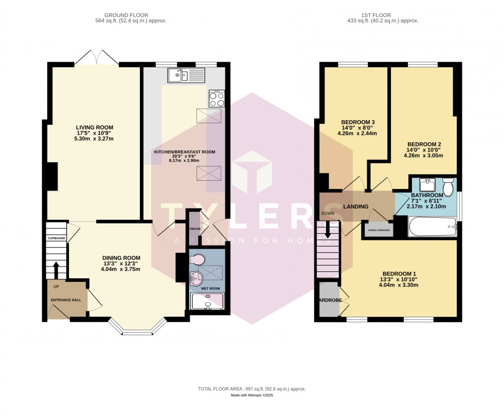 Floorplan for Histon, Cambridge, Cambridgeshire