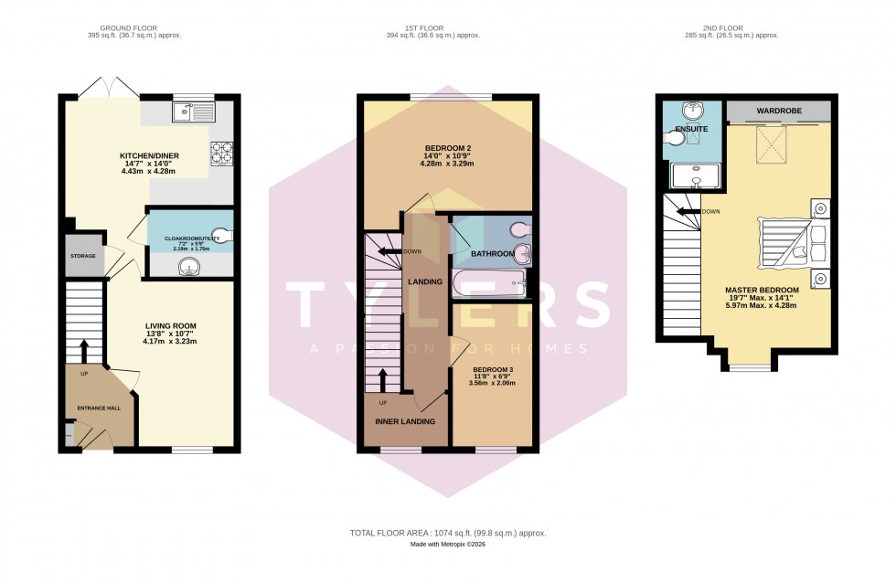 Floorplan for Northstowe, Cambridge, Cambridgeshire