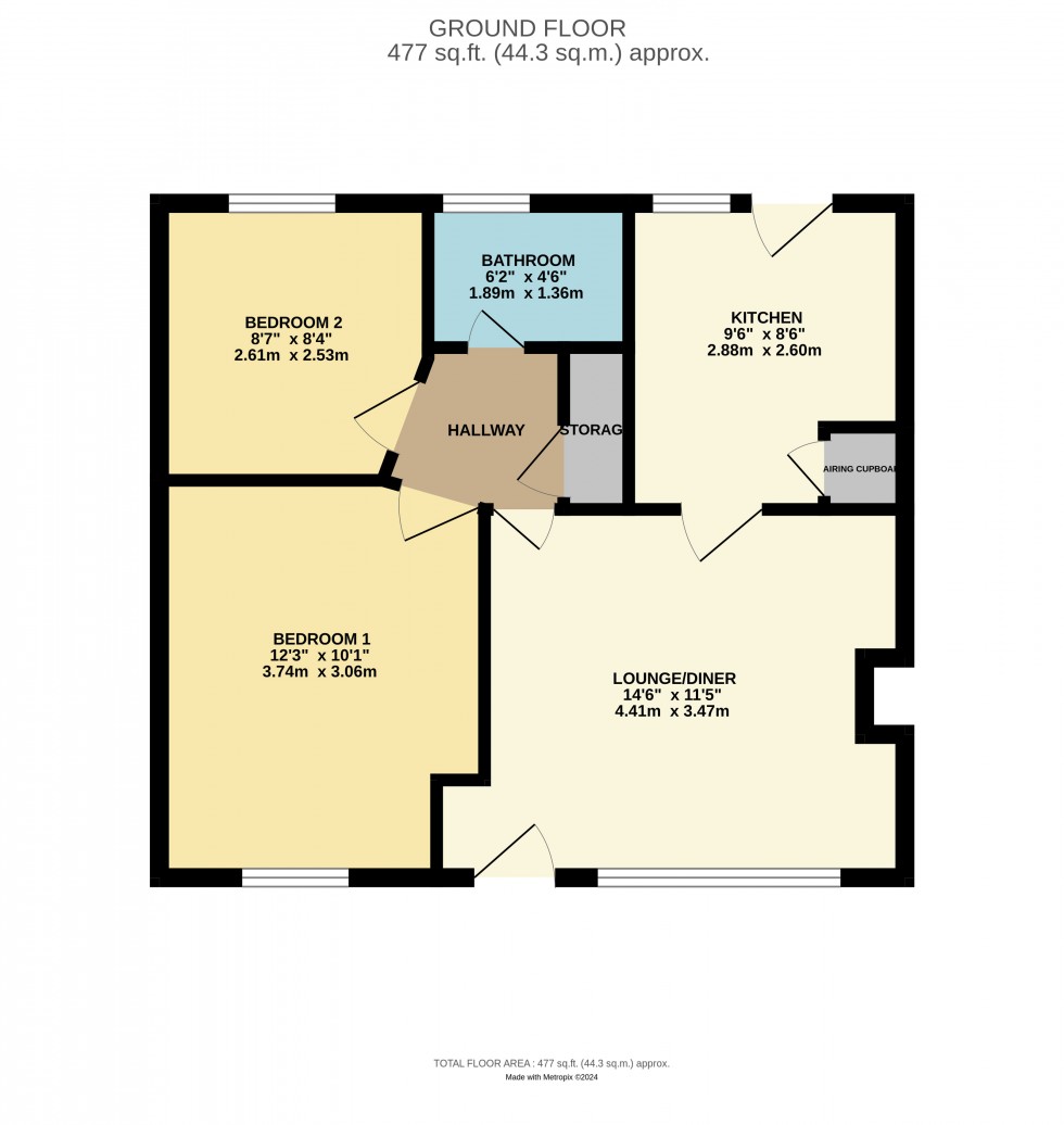 Floorplan for Soham, Ely