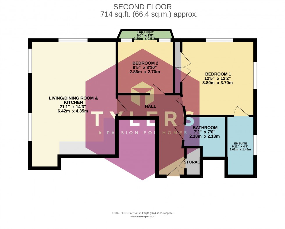 Floorplan for The Avenue, Newmarket