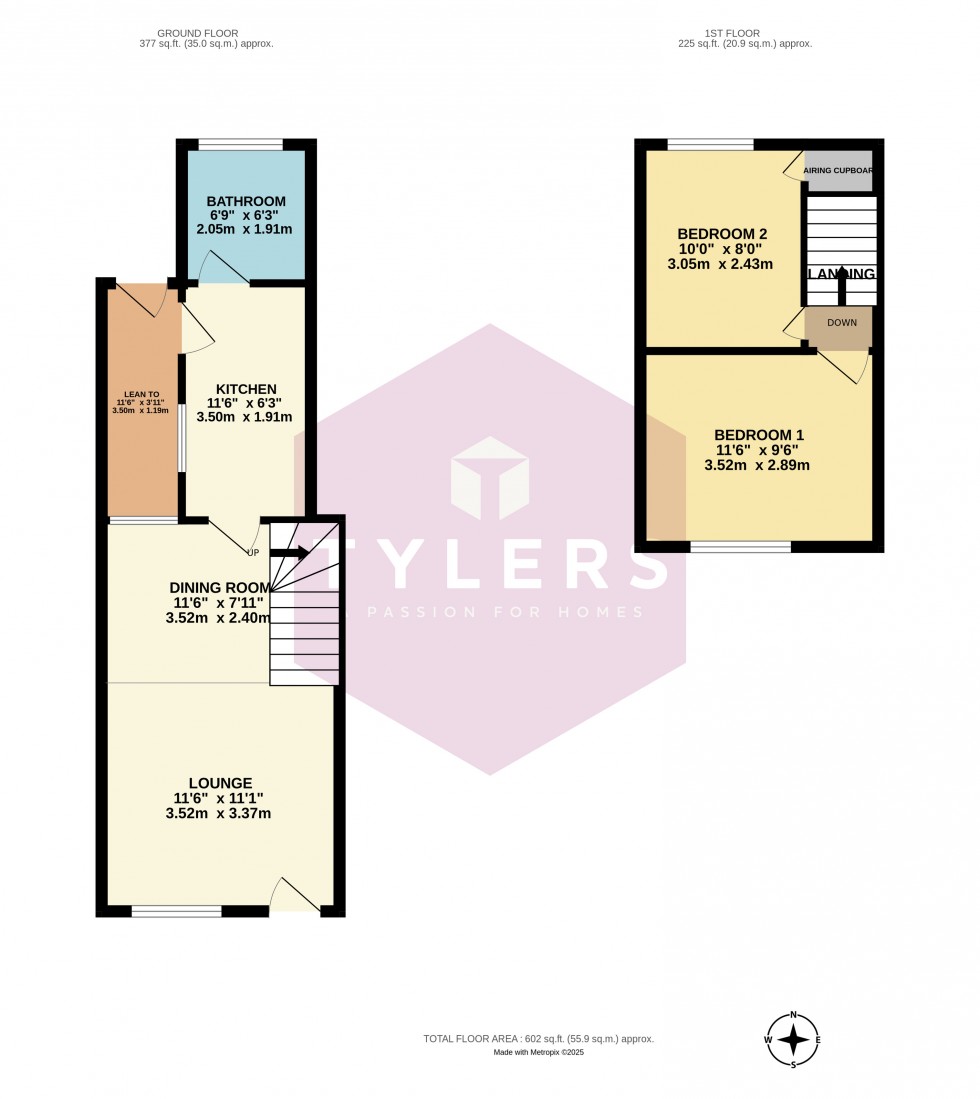 Floorplan for Stanley Road, Newmarket