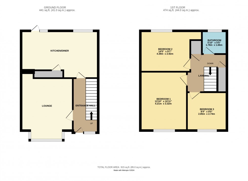 Floorplan for Newmarket, Suffolk