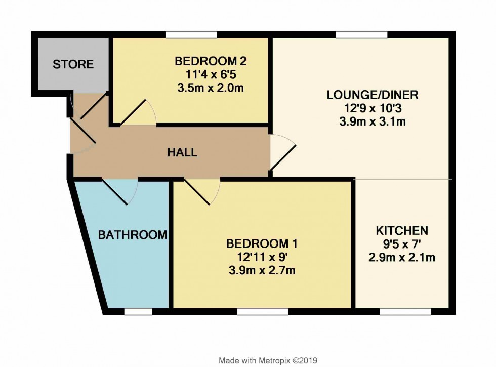 Floorplan for Newmarket, Suffolk