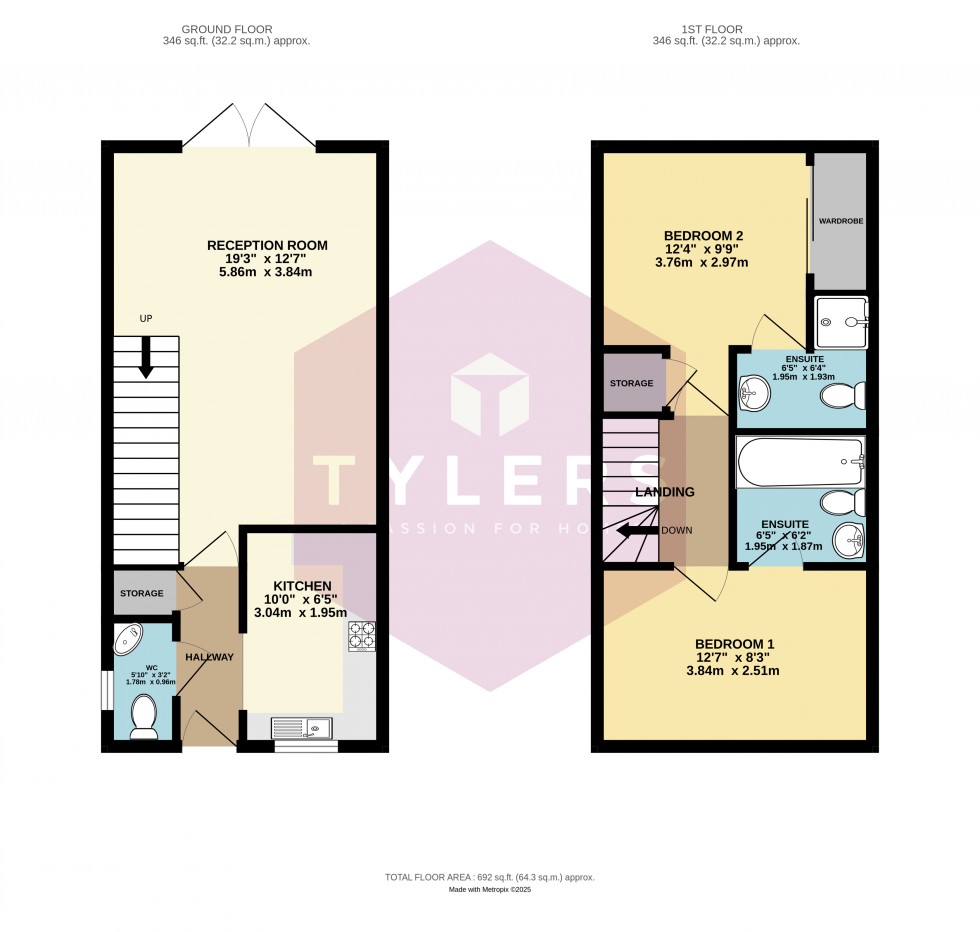 Floorplan for Longstanton, Cambridge, Cambridgeshire