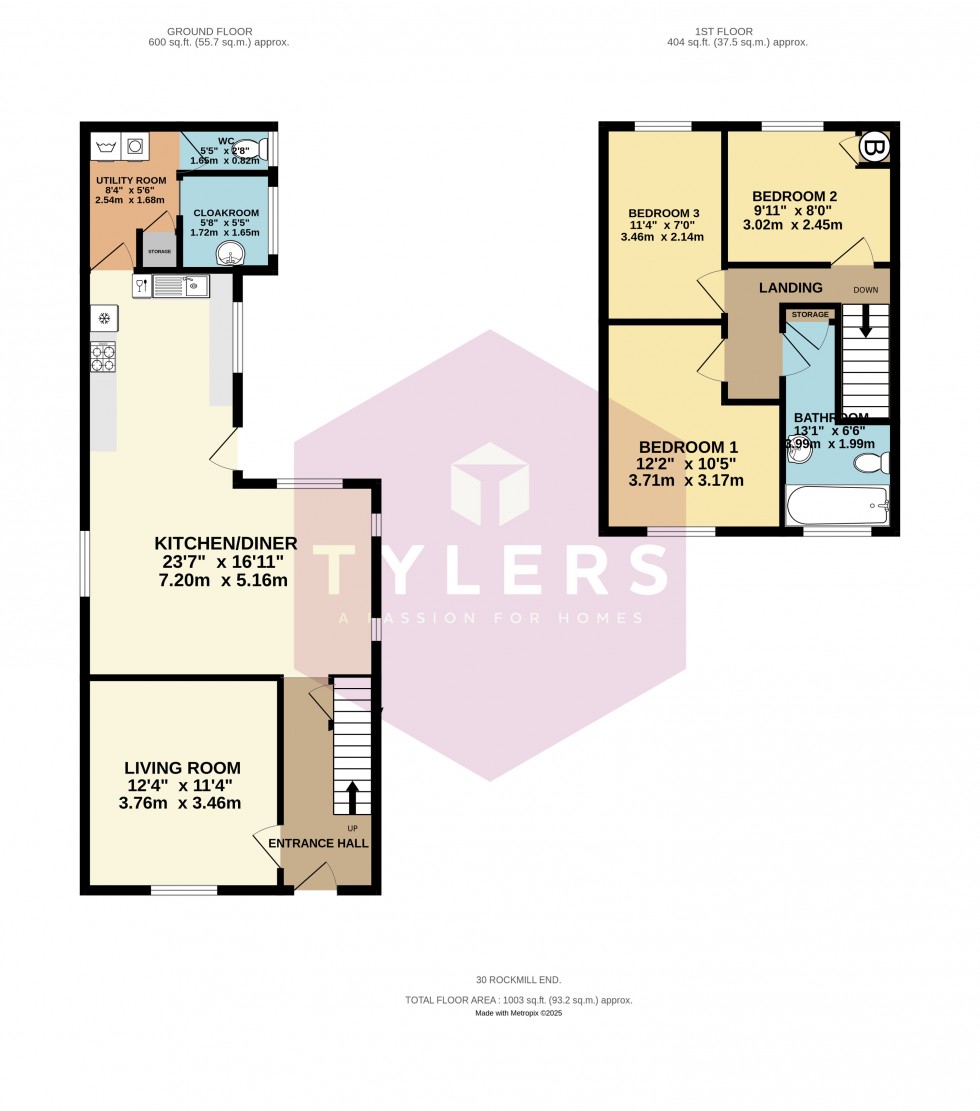 Floorplan for Willingham, Cambridge, Cambridgeshire