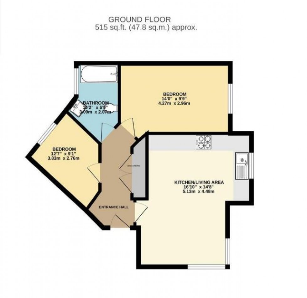Floorplan for Newmarket, Suffolk
