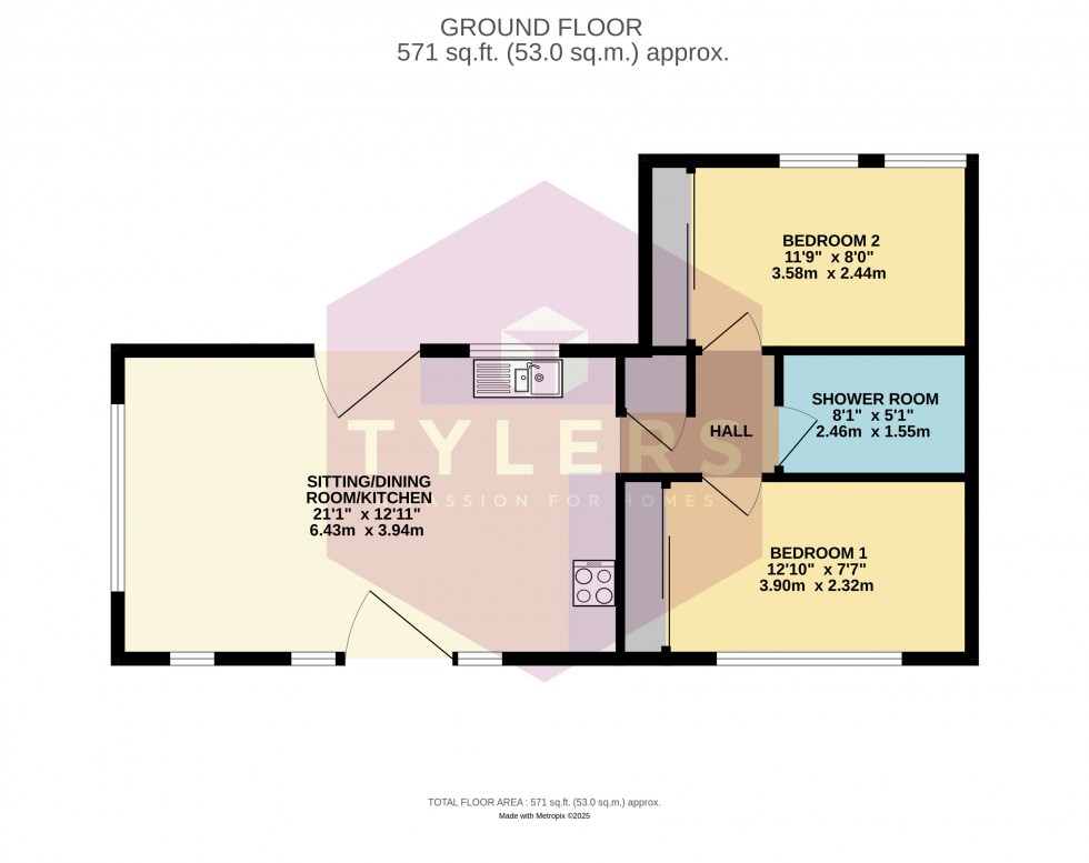 Floorplan for Newmarket, Suffolk
