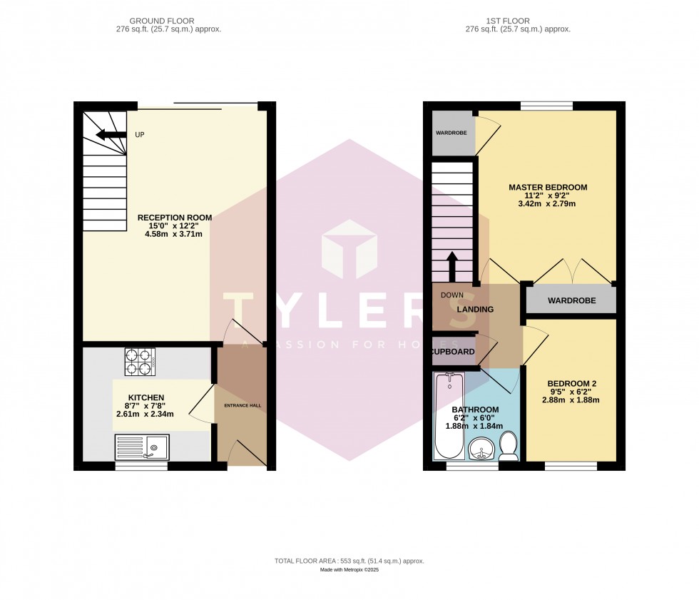 Floorplan for Willingham, Cambridge, Cambridgeshire