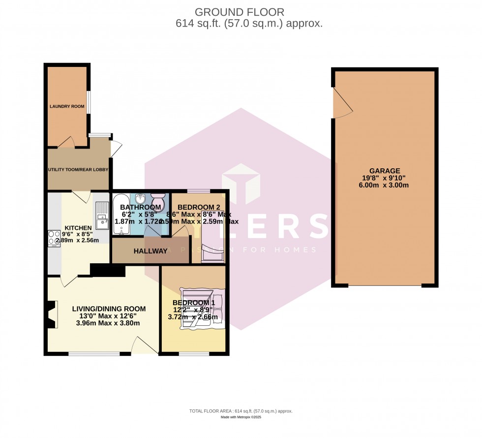 Floorplan for Cheveley, Newmarket, Cambridgeshire