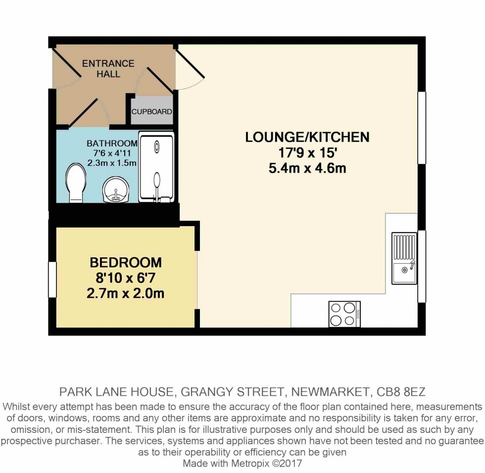Floorplan for Granby Street, Newmarket, Suffolk