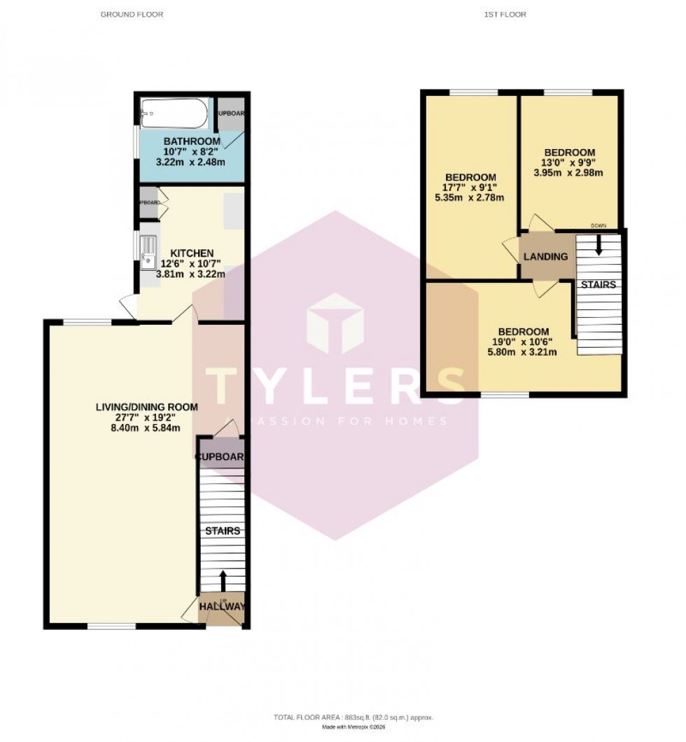 Floorplan for Newmarket, Suffolk