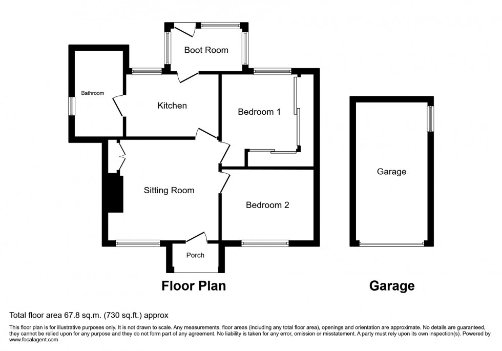 Floorplan for Cheveley, Newmarket, Cambridgeshire