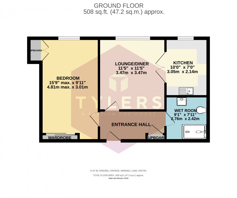 Floorplan for Histon, Cambridge