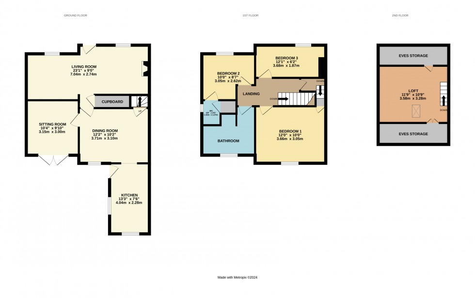 Floorplan for Queen Adelaide, Ely, Cambridgeshire