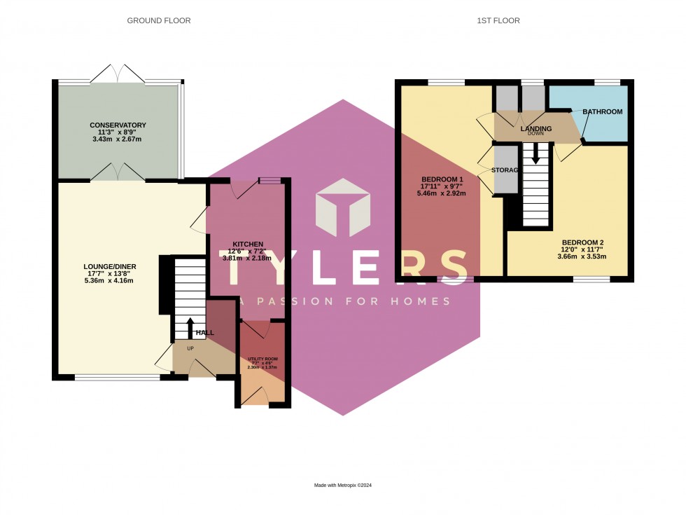 Floorplan for Longstanton, Cambridge, Cambridgeshire